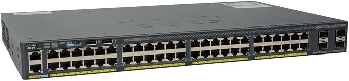 Cisco Catalyst WS-C2960X-48LPS-L 48 Port Ethernet Switch with 370 Watt PoE by Cisco