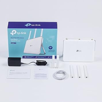 TP-Link AC1750 Dual Band Wireless AC Gigabit Router, 2.4GHz 450Mbps + 5Ghz 1300Mbps, Beamforming, 1 USB 2.0 Port and 3.0 Port, IPv6, Guest Network (Archer C8)