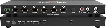 BZBGEAR 2x2 4K 60Hz HDMI Video Wall Controller with Audio