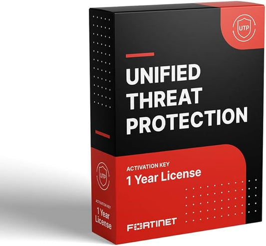 Fortinet FortiGuard 1 Year Unified Threat Protection for FortiGate-40F (FC-10-0040F-950-02-12) | IPS, Advanced Malware Protection, App. Control, URL/DNS Filtering & FortiCare Premium