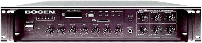 6-Zone Music and Paging System