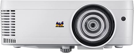ViewSonic PS501W 3400 Lumens WXGA HDMI Short Throw Projector for Home and Office