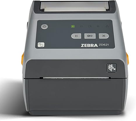 ZEBRA ZD621 Direct Thermal Desktop Printer - Thermal Printer with 300 dpi & 4" Print Width - for Home Office - with USB, Serial, or Ethernet Connectivity