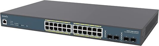 Engenius Neutron Ews 24-Port Managed Gigabit 410w Poe+ Switch - 24 Network, 4 Expansion Slot - Mana
