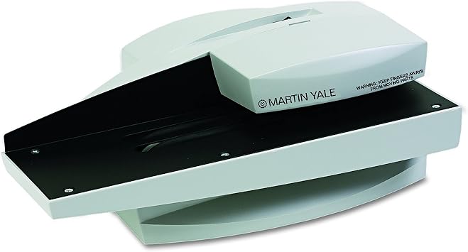 Martin Yale Model Automatic Letter Opener, Automatically Feeds and Opens A Stack of Envelopes, Grey (Pre1632)