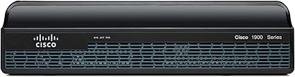Cisco 1941 Integrated Wired Router, 2 Gigabit Ethernet Ports, 256MB Flash / 512MB DRAM, IP Base License, CISCO1941/K9