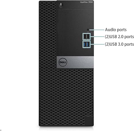 Dell OptiPlex 7050 MT Intel Core i7-6700 3.4 GHz, 32GB RAM, 1TB SSD,500GB HDD, AX200 Built-in WiFi 6,Bluetooth 5.2,HDMI,Keyboard & Mouse Windows 10 Pro (Renewed)