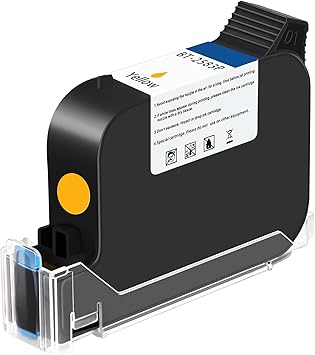 OLYBSJET Original Solvent Quick Dry Ink Cartridge for Handheld Inkjet Printer BT-HH6105B2, BT-HH6105B3 & B10 (Yellow)