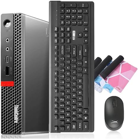 Lenovo Tiny i5 8600t Mini Desktop PC Windows 11 Pro ThinkCentre M920q Micro Computer, 16GB RAM 256GB NVMe M.2 SSD,AX210 Wi-Fi 6E Bluetooth HDMI Type-C (Renewed)