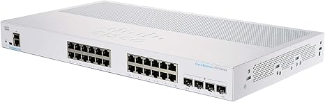 Cisco Business CBS350-24T-4G Managed Switch | 24 Port GE | 4x1G SFP | Limited Lifetime Protection (CBS350-24T-4G-NA)