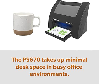 Ambir nScan 690gt High-Speed Vertical Card Scanner for Windows PC