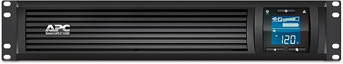 APC UPS 1500VA Smart-UPS with SmartConnect, Pure Sinewave UPS Battery Backup, Line Interactive, 120V Uninterruptible Power Supply, Rackmount UPS (SMC1500-2UC)