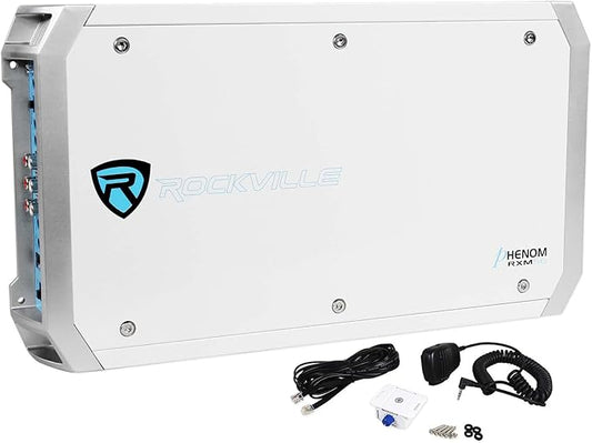 Rockville RXM-S6 Marine/Boat 6 Channel Amplifier 2600 Watt Peak / 1300w RMS