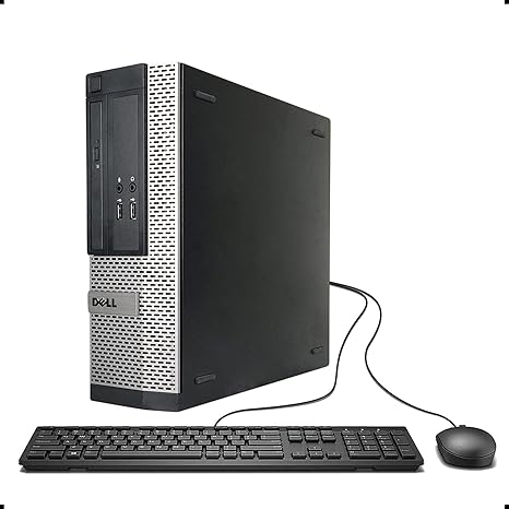 Dell OptiPlex 3020-SFF, Intel Core i5-4570 3.2GHZ, 16GB RAM, 512GB SSD Solid State, 4K Support, DVD, WiFi, DP, VGA, Keyboard, Mouse, Windows 10 Pro 64bit - Multi Languages Support (Renewed)
