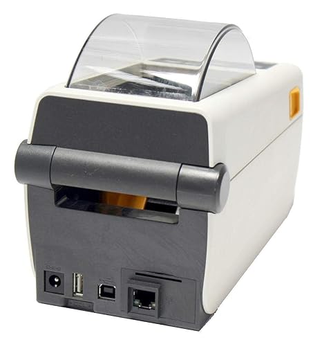 Zebra Technologies ZD41H22-D01E00EZ Series ZD410 Direct Thermal Healthcare Desktop Printer, 203 DPI, 2