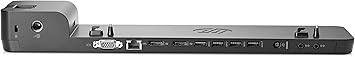 HP 2013 D9Y32AA UltraSlim Docking Station with 65W Adapter D9Y32AA#ABA Compatible with HP EliteBook Folio 9470m
