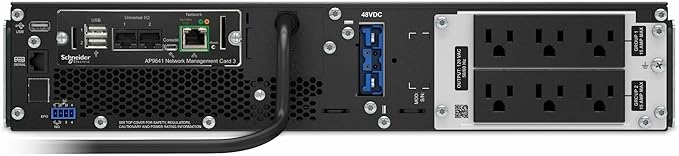 APC Smart-UPS SRT 1000VA/900W Rack-Mount 120V 2U 6x15R 480J Uninterrupted Power Supply