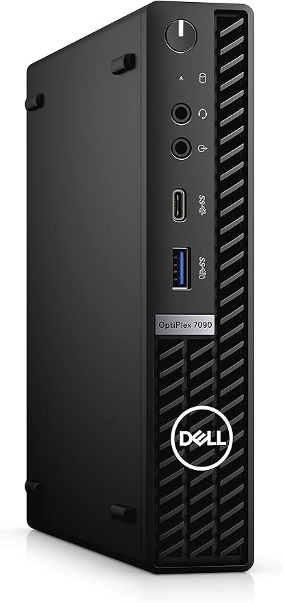Dell Optiplex 7090 Micro Desktop | Core i5-10500T - 256GB SSD Hard Drive - 16GB RAM | 6 cores @ 3.8 GHz Win 11 Pro Black