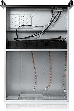 RackChoice 4U Rackmount Server Chassis 8-Bay 12Gbps Hot-Swappable SATA/SAS, EATX/ATX Compatible, Alloy Steel, Black, Ideal for Data Centers & SMBs