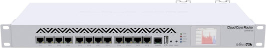 Mikrotik CCR1016-12G 1U 16 Core CPU 1.2GHz 2GB RAM 12-Port Gigabit Ethernet Industrial Grade Router