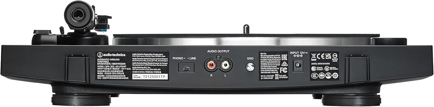 Audio-Technica AT-LP3XBT-BK Wireless Turntable, Black