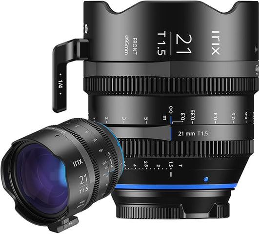 Irix Cine 21mm T1.5 Wide-Angle Cinema Lens for Sony E Mount Cameras | Military Certified for Humidity and Freezing Rain/Icing | Distance Scale in Feet