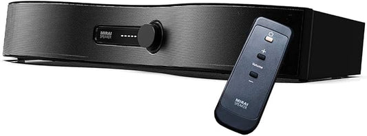 Mirai Speaker Dialogue Enhancing TV Soundbar with Patented Hearing Technology - Designed for Hard of Hearing, Elderly and Family