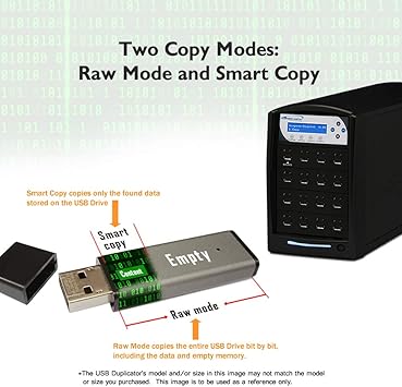 Vinpower Digital Inc. 7-Target Standalone USB Flash Pen Drive Copy Duplicator USBSHARK-7T-BK, Black