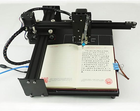 BACHIN CNC Router Drawing Robot Kit Writer XYZ Plotter iDraw Hand Writing Robot Kit Open Source for Maker/Geek, Working Area A4