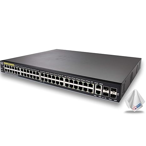 Cisco SG350-52P 350 Series 52-Port PoE+ Managed Gigabit Ethernet Switch SG350-52P-K9