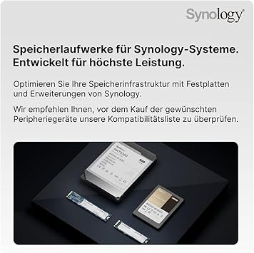 Synology DS1522+ 5-Bay Desktop NAS Solution 5x3,5/2,5" SATA HDD/SSD, 2X M.2 2280 NVMe SSD, 8GB RAM