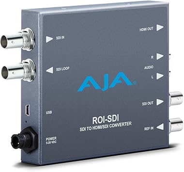 Aja ROI-SDI 3G-SDI to HDMI/3G-SDI Scan Converter with ROI Scaling