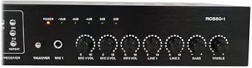Rockville Commercial Restaurant Bluetooth Amplifier+10 3.5" Black Cube Speakers