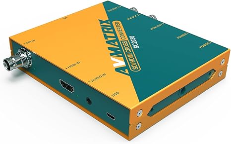 AVMATRIX SC2030 3G-SDI/HDMI Scaling Cross Signal Converter with DIP Switches Analog Audio Embedding