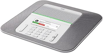 Cisco IP Conference Phone 7832, 360-Degree Microphone Coverage, 3.4-inch Monochrome LCD, Class 2 PoE, Supports 1 Line, 1-Year Limited Hardware Warranty (CP-7832-K9=), Black