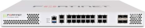 FORTINET FortiGate 200E Network Security/Firewall Appliance - 16 Port - 1000Base-T, 1000Base-X - Gigabit Ethernet - AES (128-bit), AES (256-bit), SHA-256-16 x RJ-45-4 Total Expansion Slots - 1U -