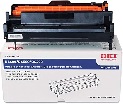 Okidata Oki Image Drum For B4400 and B4600 Series Printers - IMAGE DRUM 25K LIFE FOR B4400 B4600 SERIES PRINTERS - Laser Imaging Drum - 1 Pack 43501901