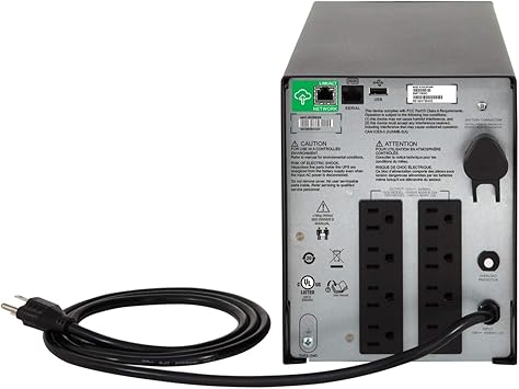 APC by Schneider Electric SMC1000C UPS 1000VA Smart-UPS with SmartConnect, Uninterruptible Power Supply, Black