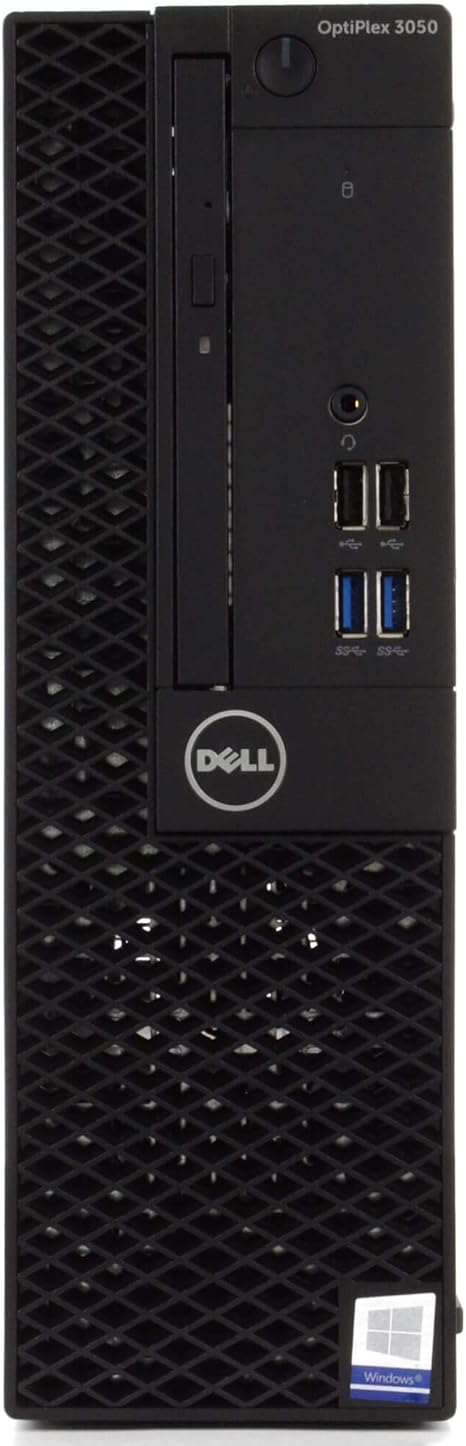 Dell Optiplex 3050 Desktop Computer | Intel i5-7500 (3.2) | 16GB DDR4 RAM | 500GB SSD Solid State | Built-in Wi-Fi AX200 | Windows 10 Professional | Home or Office PC (Renewed)