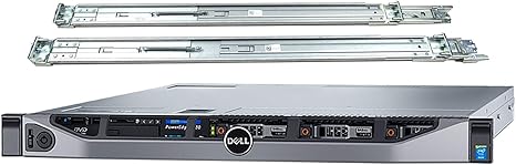 Dell PowerEdge R630 Server with Rail Kit, Dual Xeon E5-2660 v3, 256GB DDR4, 7.68TB SSD, RAID (Renewed)