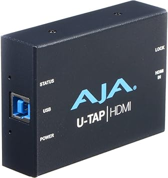 AJA U-TAP HDMI Simple USB 3.0 Powered HDMI Capture