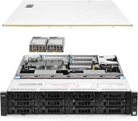 Dell PowerEdge R730xd Server 2.30Ghz 20-Core 192GB 12x 4TB Mid-Level (Renewed)