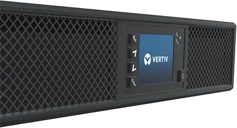 Vertiv Liebert GXT5 UPS - 1000VA 1000W 120V, Online Double Conversion, 2U Rack/Tower, Energy Star Certified, Lead Acid, Sine Wave, Battery Backup, 1.0 Power Factor, Colored LCD (GXT5-1000LVRT2UXL)