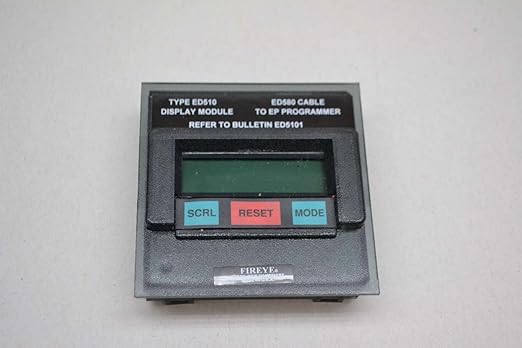 Fireye ED510 Display Module, 2 Line x 16 Characters LCD Display