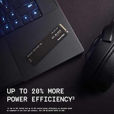 WD_BLACK 2TB SN770 NVMe Internal Gaming SSD Solid State Drive - Gen4 PCIe, M.2 2280, Up to 5,150 MB/s - WDS200T3X0E - [Previous Generation]
