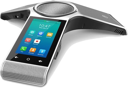 Yealink CP960 Conference IP Phone, 5-Inch Color Touch Screen. 802.11ac Wi-Fi, 802.3af PoE, Power Adapter Not Included