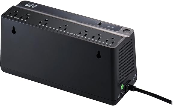 APC Back-UPS 650 Battery Backup and Surge Protector Black (BVN650M1)