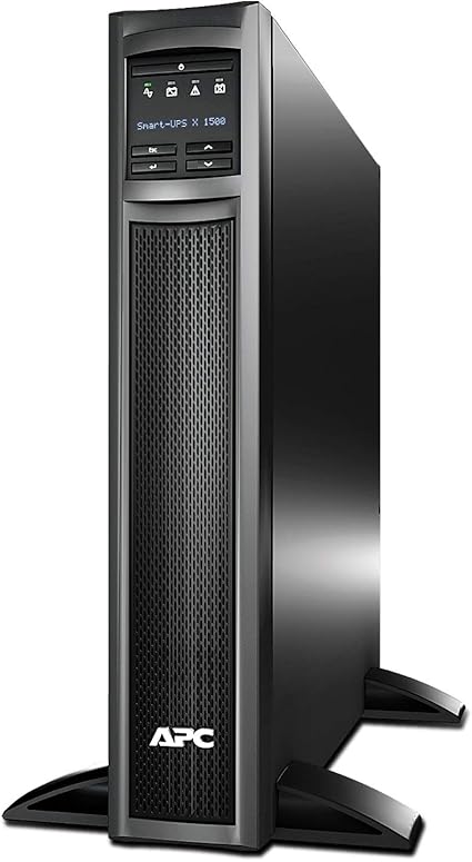 APC Network UPS, 1500VA Smart-UPS Sine Wave UPS with Extended Run Option, SMX1500RM2UC, 2U Rackmount/Tower Convertible, Line-Interactive, 120V