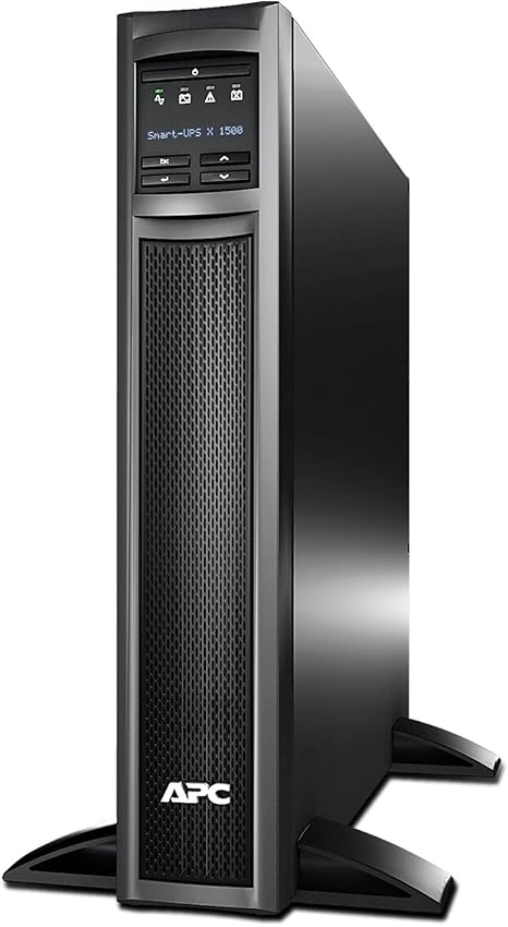 APC Network UPS, 1500VA Smart-UPS Sine Wave UPS with Extended Run Option, SMX1500RM2UC, 2U Rackmount/Tower Convertible, Line-Interactive, 120V