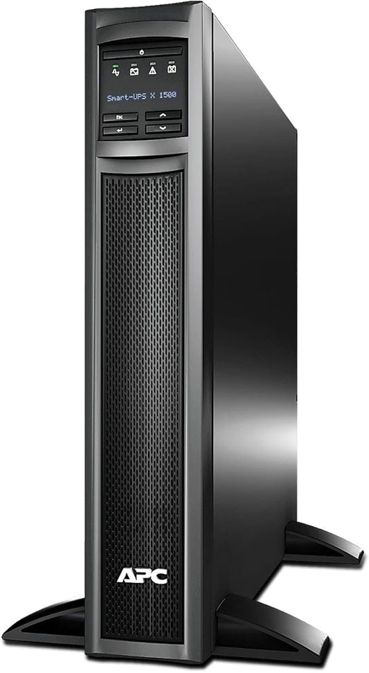 APC Network UPS, 1500VA Smart-UPS Sine Wave UPS with Extended Run Option, SMX1500RM2UC, 2U Rackmount/Tower Convertible, Line-Interactive, 120V